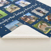 Hart Foto Montage Gift Deken Grote Ouders (3/4)