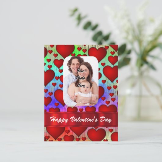Hart foto sjabloon Valentijnsdag (Staand voorkant)