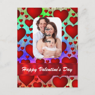Hart foto sjabloon Valentijnsdag