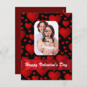 Hart foto sjabloon Valentijnsdag (Voorkant / Achterkant)