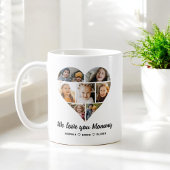 Hart Fotocollage We Love You Mama Koffiemok