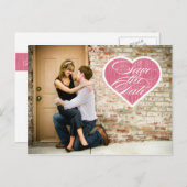 Hart | Foto's opslaan van het Briefkaart Datum (Voorkant / Achterkant)