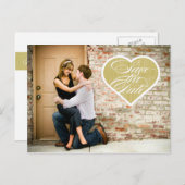 Hart | Foto's opslaan van het Briefkaart Datum (Voorkant / Achterkant)