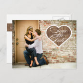 Hart | Foto's opslaan van het Briefkaart Datum (Voorkant / Achterkant)