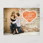 Hart | Foto's opslaan van het Briefkaart Datum (Voorkant)