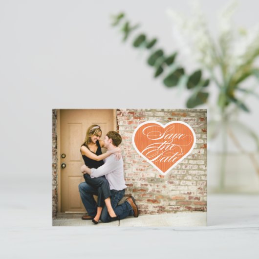 Hart | Foto's opslaan van het Briefkaart Datum (Staand voorkant)