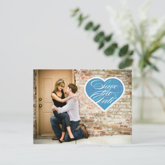 Hart | Foto's opslaan van het Briefkaart Datum (Staand voorkant)