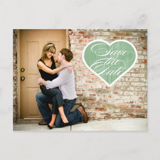 Hart | Foto's opslaan van het Briefkaart Datum (Voorkant)