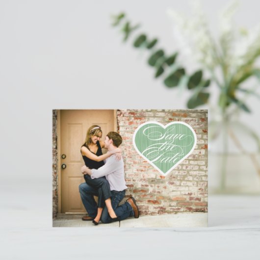 Hart | Foto's opslaan van het Briefkaart Datum (Staand voorkant)