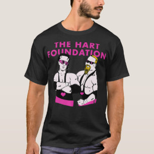 Hart Foundation Wrestling Premium T-shirt