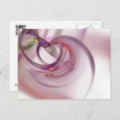 Hart Fractal Briefkaart (Voorkant / Achterkant)