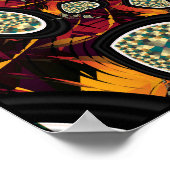 Hart Fractal Pattern Poster (Hoek)