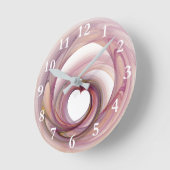 Hart Fractal Ronde Klok (Hoek)