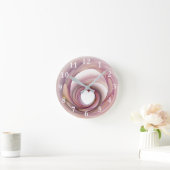 Hart Fractal Ronde Klok (Huis)