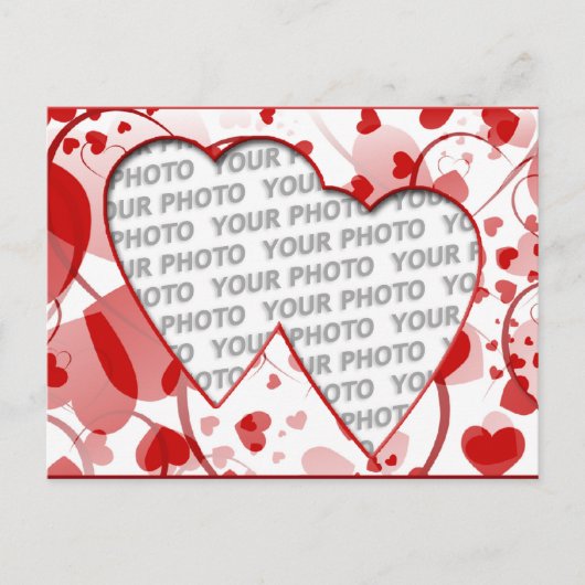 Hart Frames 2 + jouw foto Briefkaart (Voorkant)