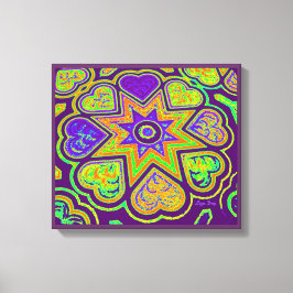 'Hart Full of Love'-paneelafdrukken (rechten) (pri Canvas Afdruk