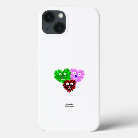 Hart Fuzzies Apple iPhone 13 Hoesje (Achterkant)