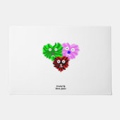 Hart Fuzzies Deurmat (Voorkant)