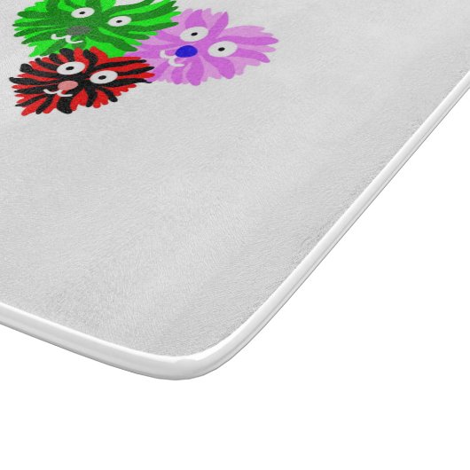 Hart Fuzzies Glas Snijplank (Hoek)