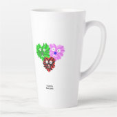 Hart Fuzzies Grote Latte Mok (Rechts)