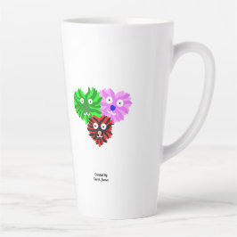 Hart Fuzzies Grote Latte Mok