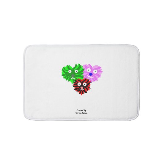 Hart Fuzzies Kleine Bad Mat (Voorkant)