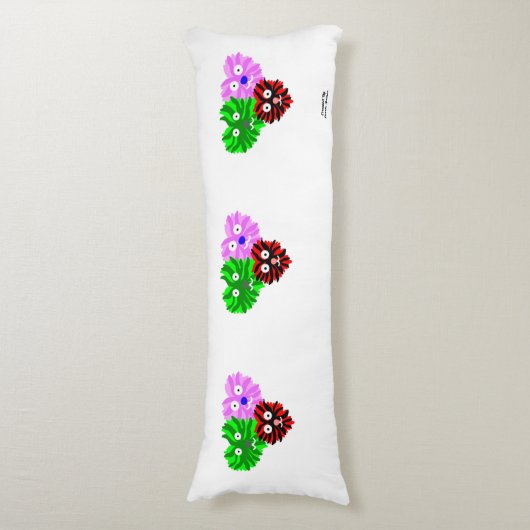 Hart Fuzzies Lichaamskussen (Voorkant Verticaal)