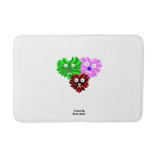 Hart Fuzzies Medium Bad Mat (Voorkant)