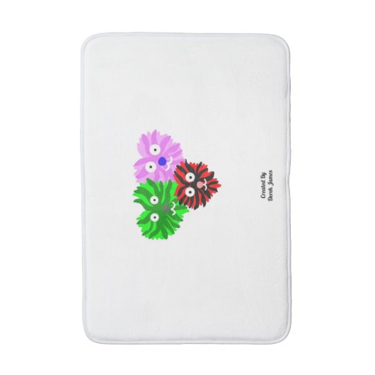 Hart Fuzzies Medium Bad Mat (Voorkant Verticaal)