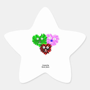 Hart Fuzzies Star Sticker