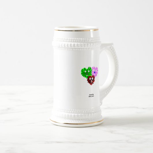 Hart Fuzzies Stein Mok (Voorkant rechts)