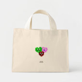 Hart Fuzzies Tiny Canvas tas (Voorkant)