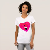 Hart Gedrukt - Vrouwen Bella+Canvas Slim Fit T-SH T-shirt (Voorkant volledig)