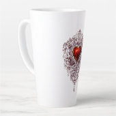 Hart Gedrukte Mokken |Koffiemokken |Heart Design M (Linkerhoek)