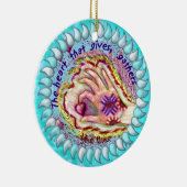 Hart geeft Gathers Christelijk ornament (Rechts)