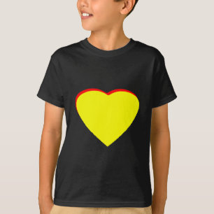 Hart Geel Rood Bruiloftsuitnodiging Het MUSEUM Zaz T-shirt