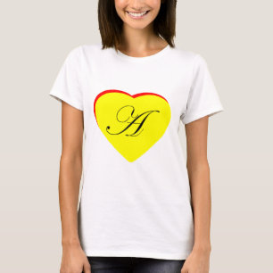 Hart Geel Rood Een bruiloft Uitnodiging Het MUSEUM T-shirt
