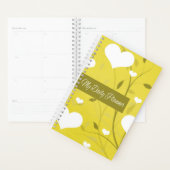 Hart Geel Wit Dagelijks Planner (Display)