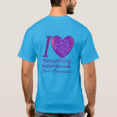 Hart - Geest Moed - Ik Hou van Mens T-shirt (Achterkant)