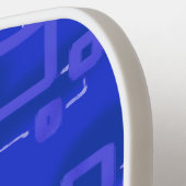 Hart geometrische vierkanten Pickleball Paddle (Links Detail)