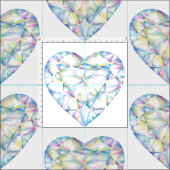 Hart geslepen diamant waterverf kunststof stof (Delen)