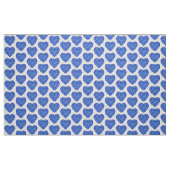 Hart gesneden saffier waterverf kunststof stof (Fat Quarter)