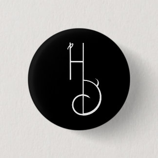 Hart-gesplitste HD-Logo Ronde Button 3,2 Cm
