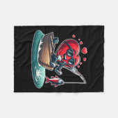 Hart Gevist Valentijnsdag Mannen Vrouwen Jongens M Fleece Deken (Voorkant (Horizontaal))