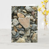 Hart Gevormde Rots Kaart (Gele Bloem)