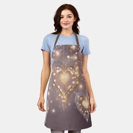 Hart gevuld met licht schort (Gedragen)