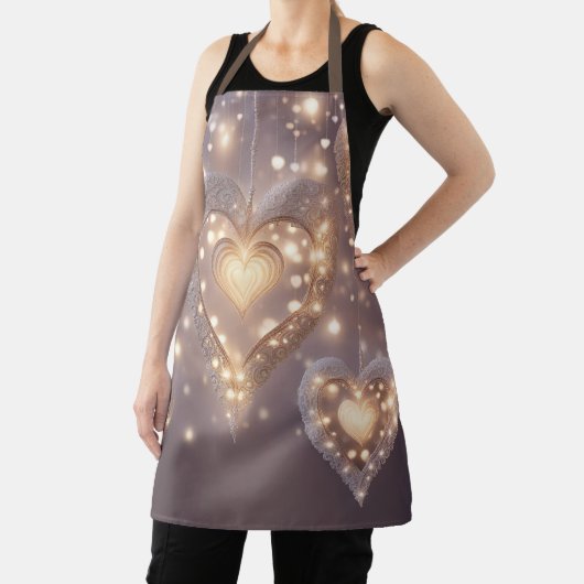 Hart gevuld met licht schort (Insitu)