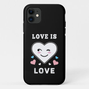 Hart Gezicht Liefde Is Liefde LGBTQ Transgender Tr Case-Mate iPhone Case