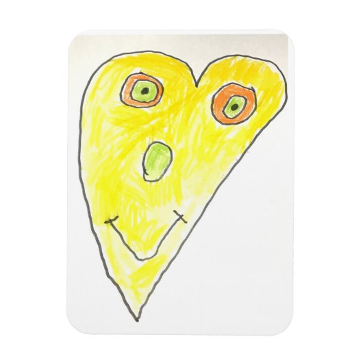 Hart Gezicht magneet (Verticaal)