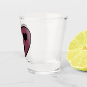 Hart Gezicht Pruilen Shot Glas (Rechts)